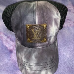 Up-cycled trucker hat ❤️❤️